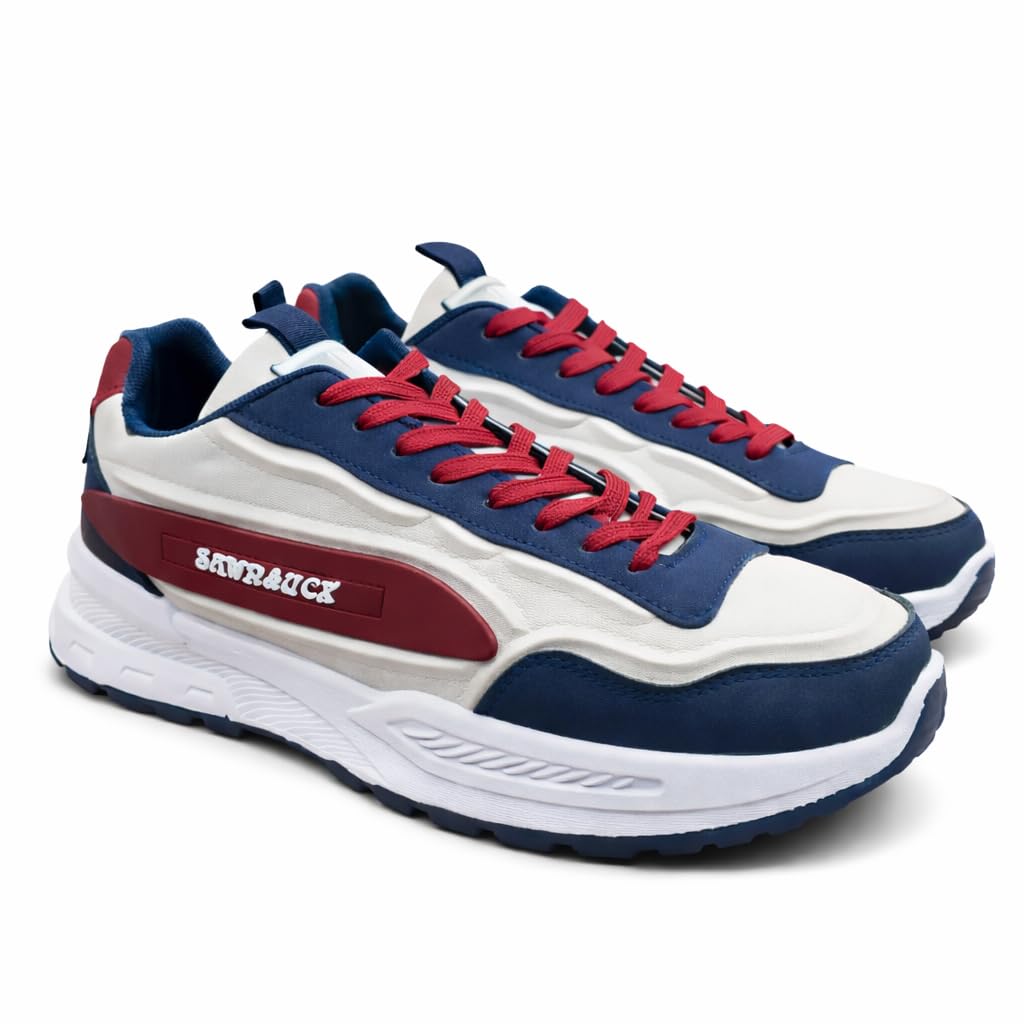 Men’s Comfortable Sports Sneakers with a Modern Design – Lightweight Shoes for Walking, Running, and Daily Use with an Anti-Slip Sole.
