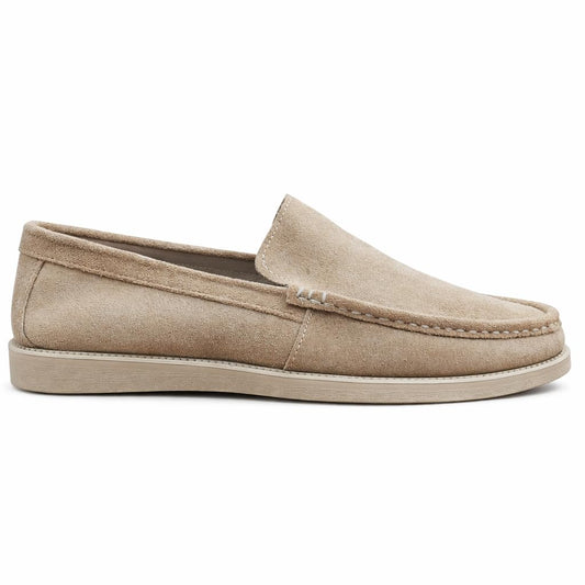 Men’s suede loafers – modern moccasin design, lightweight and extremely comfortable for daily and casual wear. - K1