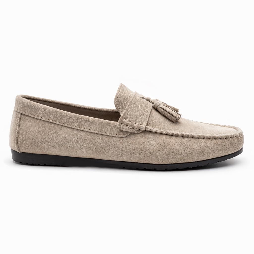 Men’s suede loafers – modern moccasin design, lightweight and extremely comfortable for daily and casual wear.   - S30