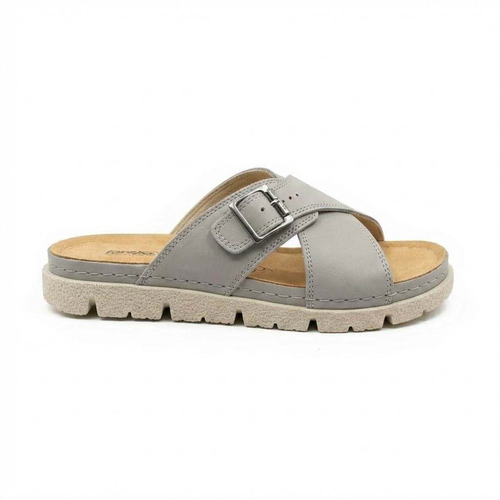 Men genuine leather slipper fashion casual look - Anti-slip  - Code 1400