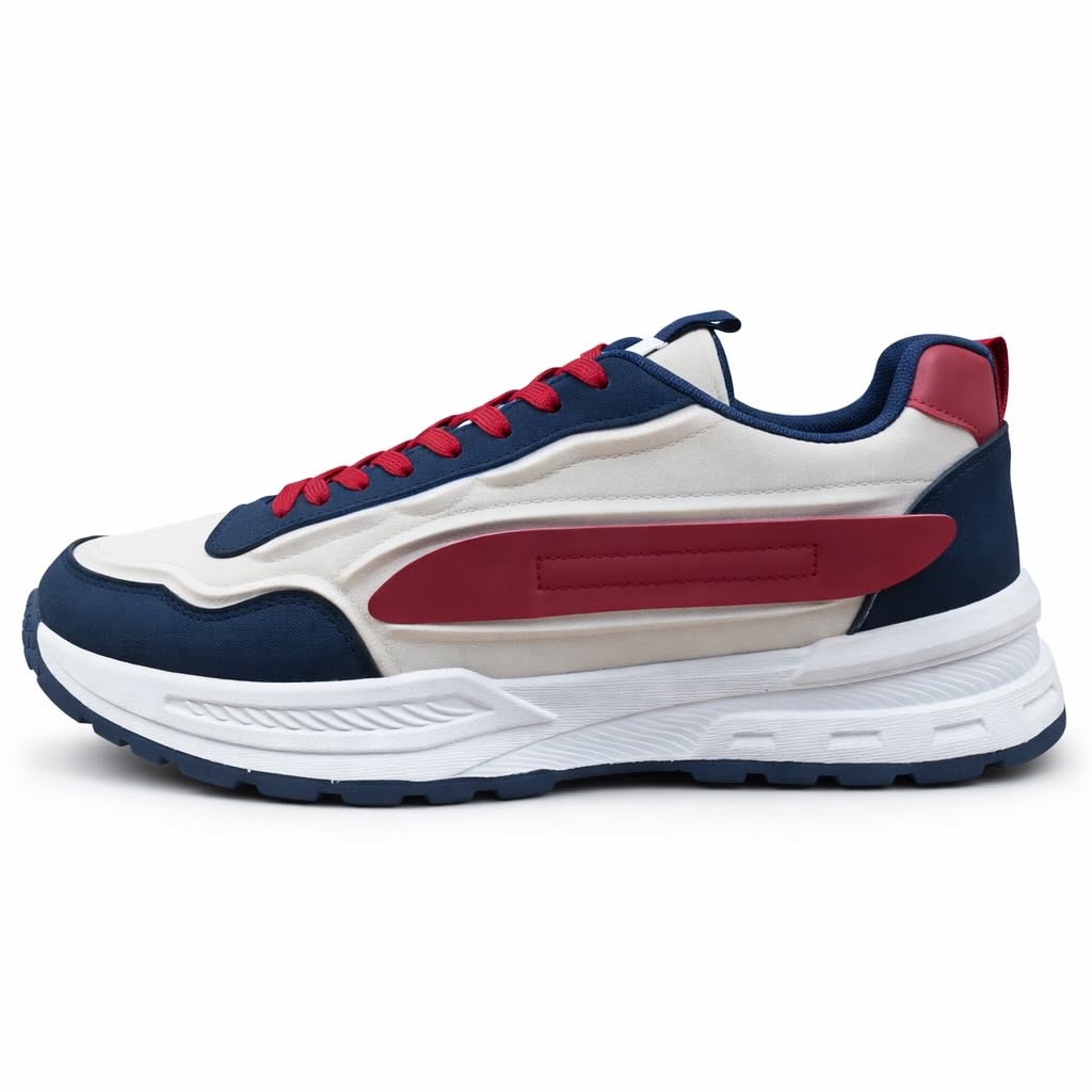 Men’s Comfortable Sports Sneakers with a Modern Design – Lightweight Shoes for Walking, Running, and Daily Use with an Anti-Slip Sole.