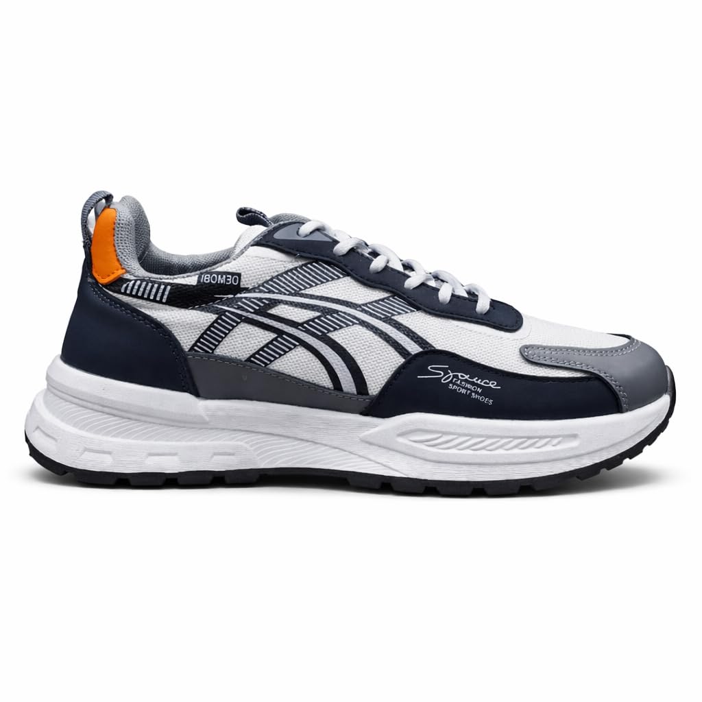 Men’s Comfortable Sports Sneakers with a Modern Design – Lightweight Shoes for Walking, Running, and Daily Use with an Anti-Slip Sole.