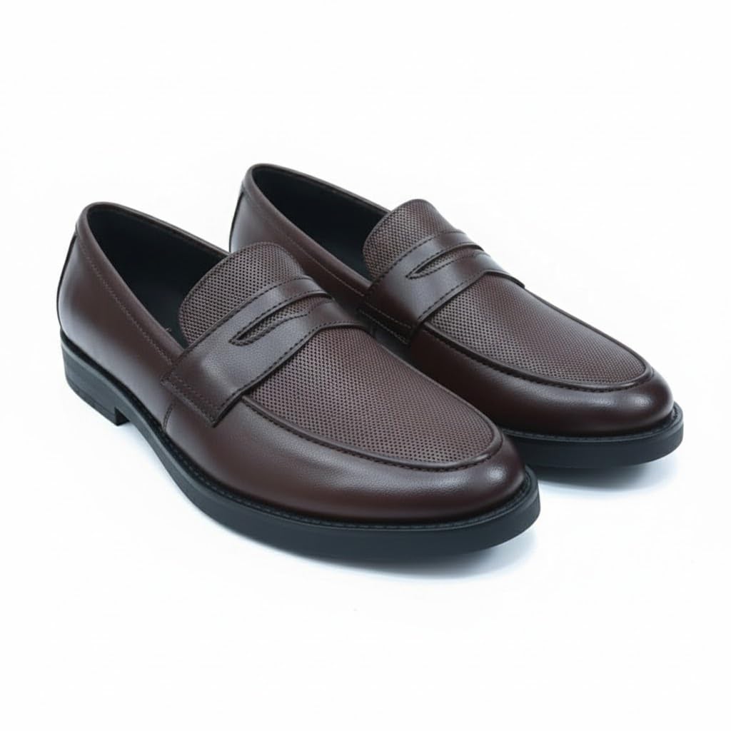Men’s black leather loafers – formal elegance with a modern touch and a comfortable sole for all-day walking.   - X11