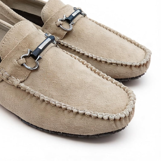 Men’s suede loafers – modern moccasin design, lightweight and extremely comfortable for daily and casual wear.   - S4