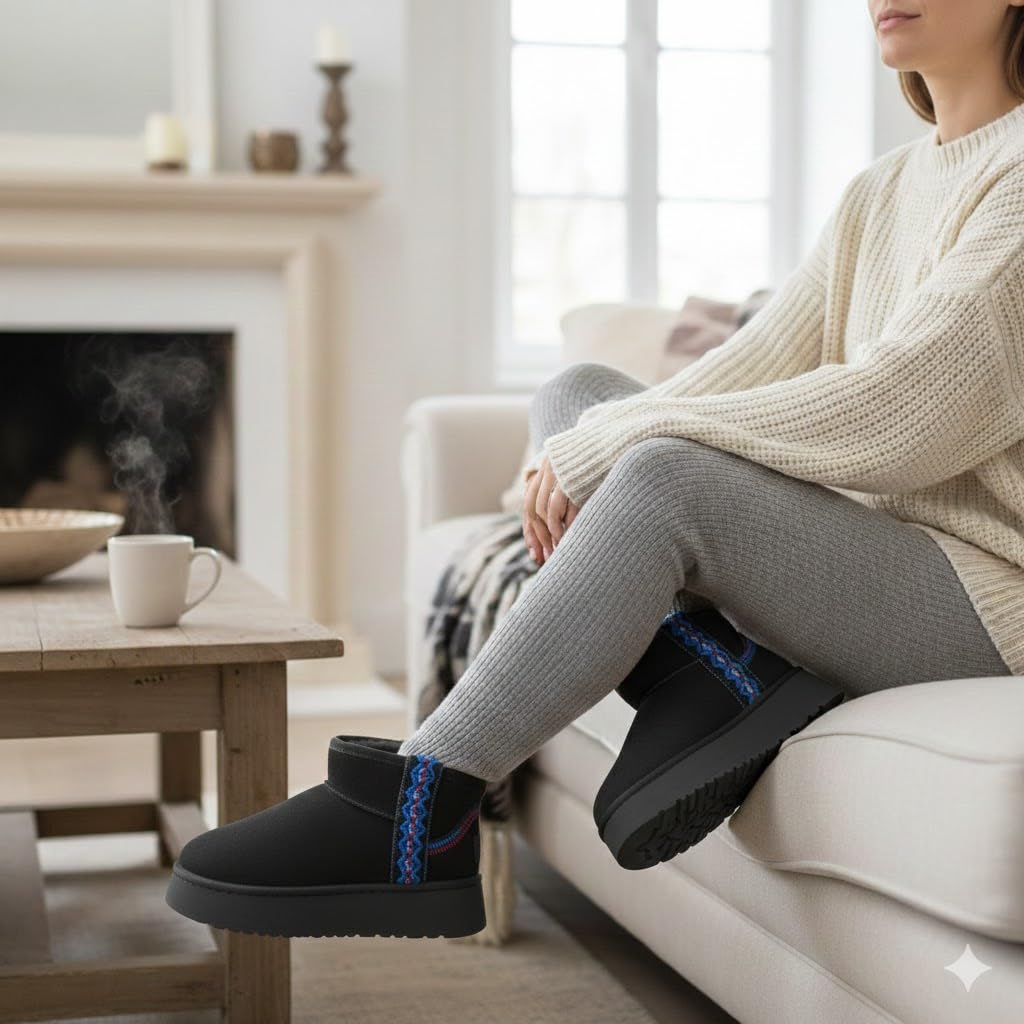 Comfortable and stylish women's lined winter boots - available in various sizes and colors