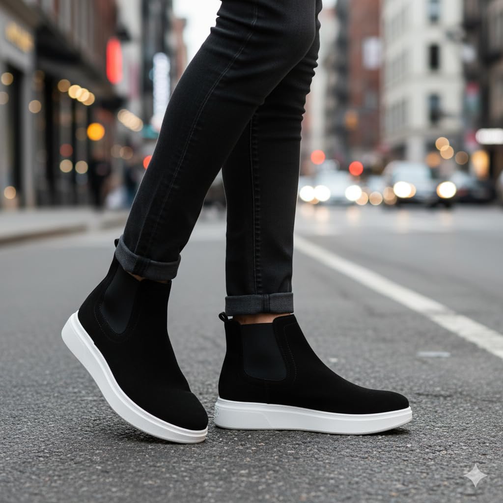 Comfortable men's shoes made of genuine suede leather with a Turkish rubber sole.