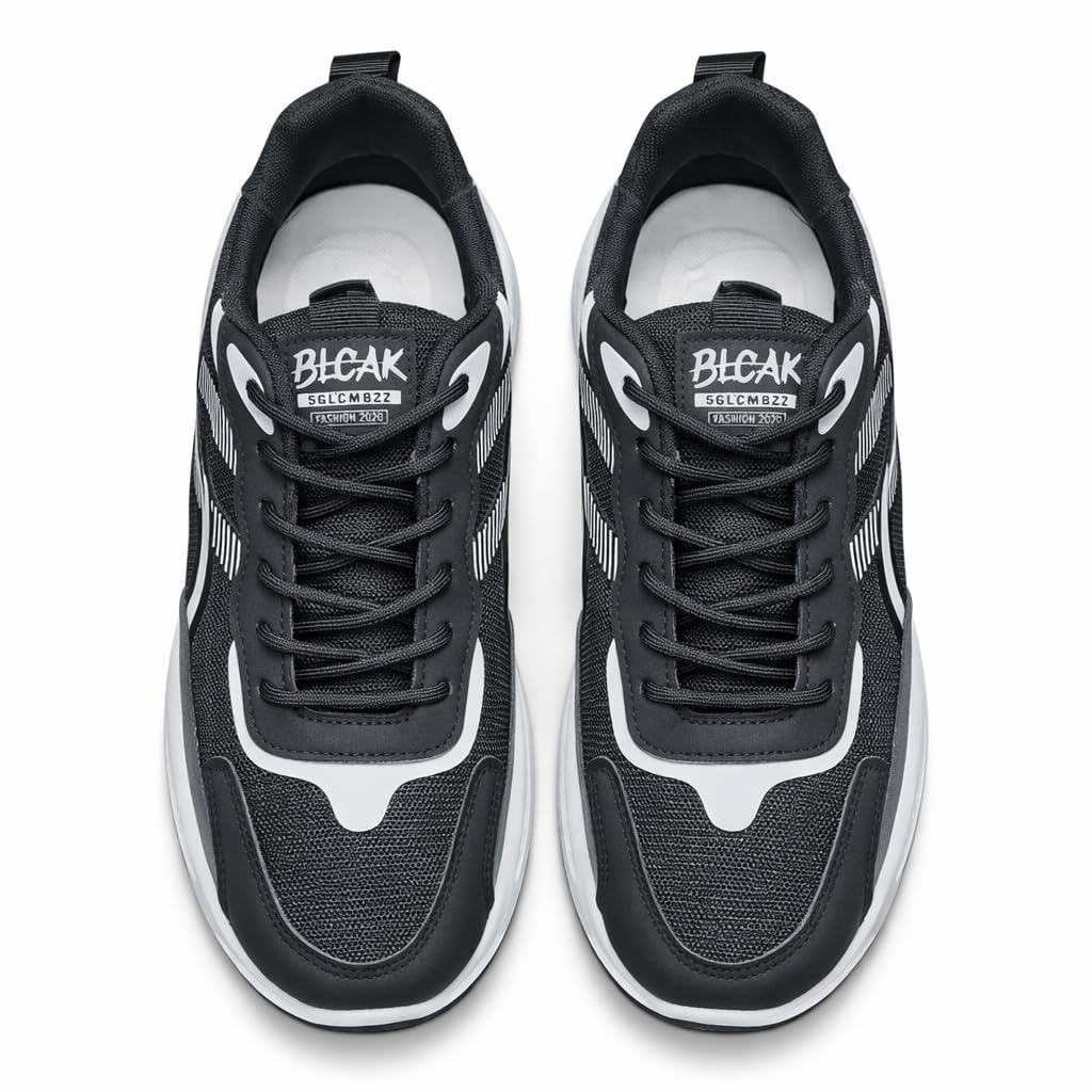 Men’s Comfortable Sports Sneakers with a Modern Design – Lightweight Shoes for Walking, Running, and Daily Use with an Anti-Slip Sole.