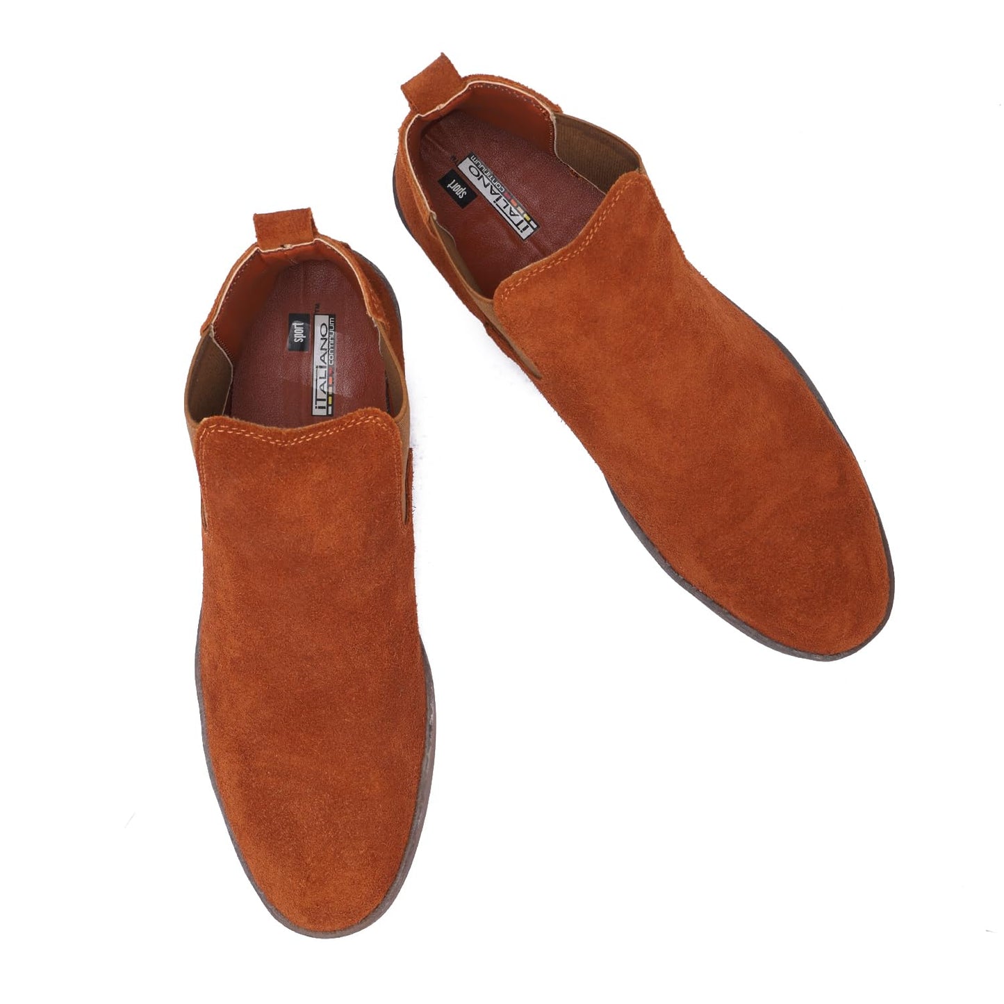 Stylish men's half-boots in suede with a comfortable sole – a modern classic design available in various sizes