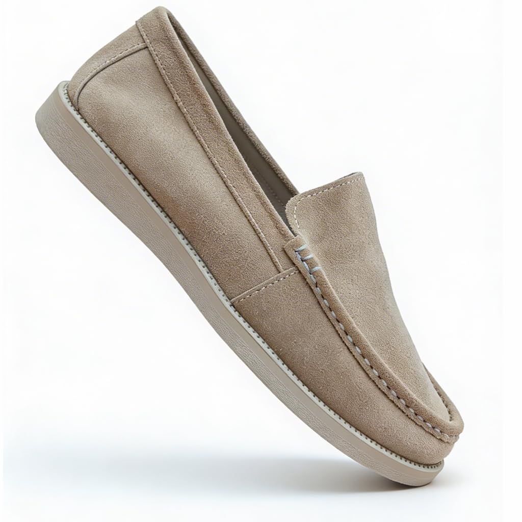Men’s suede loafers – modern moccasin design, lightweight and extremely comfortable for daily and casual wear. - K1