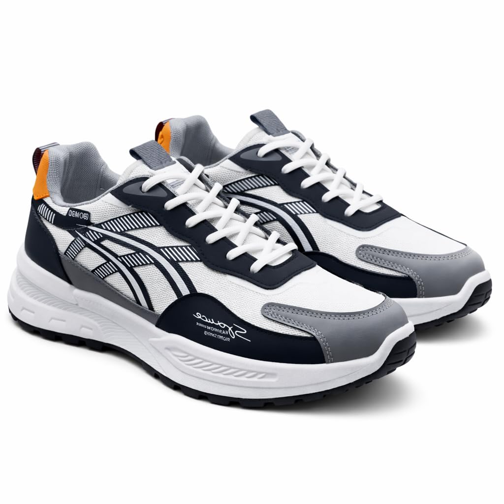 Men’s Comfortable Sports Sneakers with a Modern Design – Lightweight Shoes for Walking, Running, and Daily Use with an Anti-Slip Sole.
