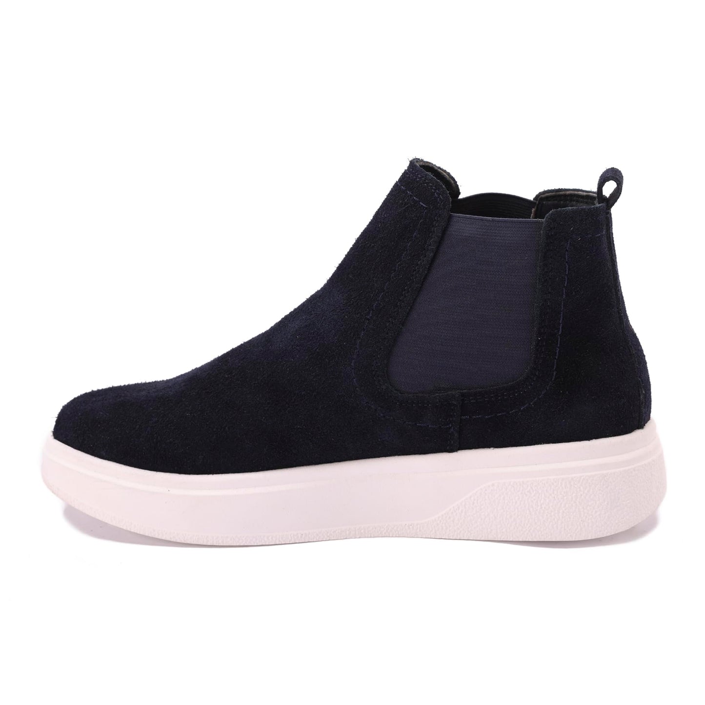 Comfortable men's shoes made of genuine suede leather with a Turkish rubber sole.