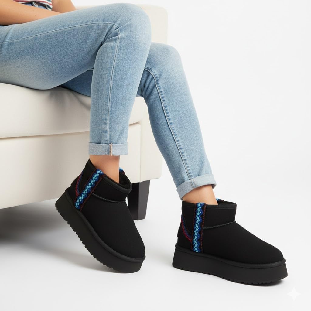 Comfortable and stylish women's lined winter boots - available in various sizes and colors