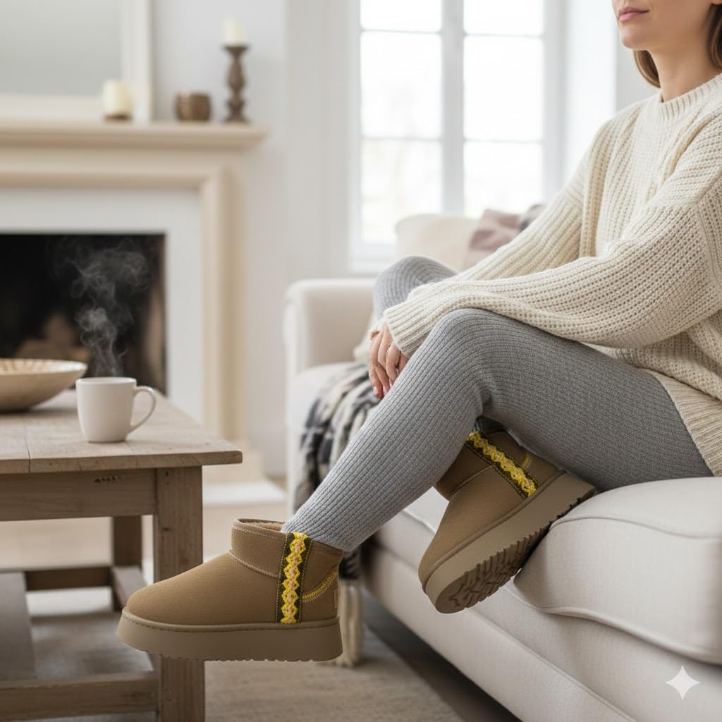 Comfortable and stylish women's lined winter boots - available in various sizes and colors