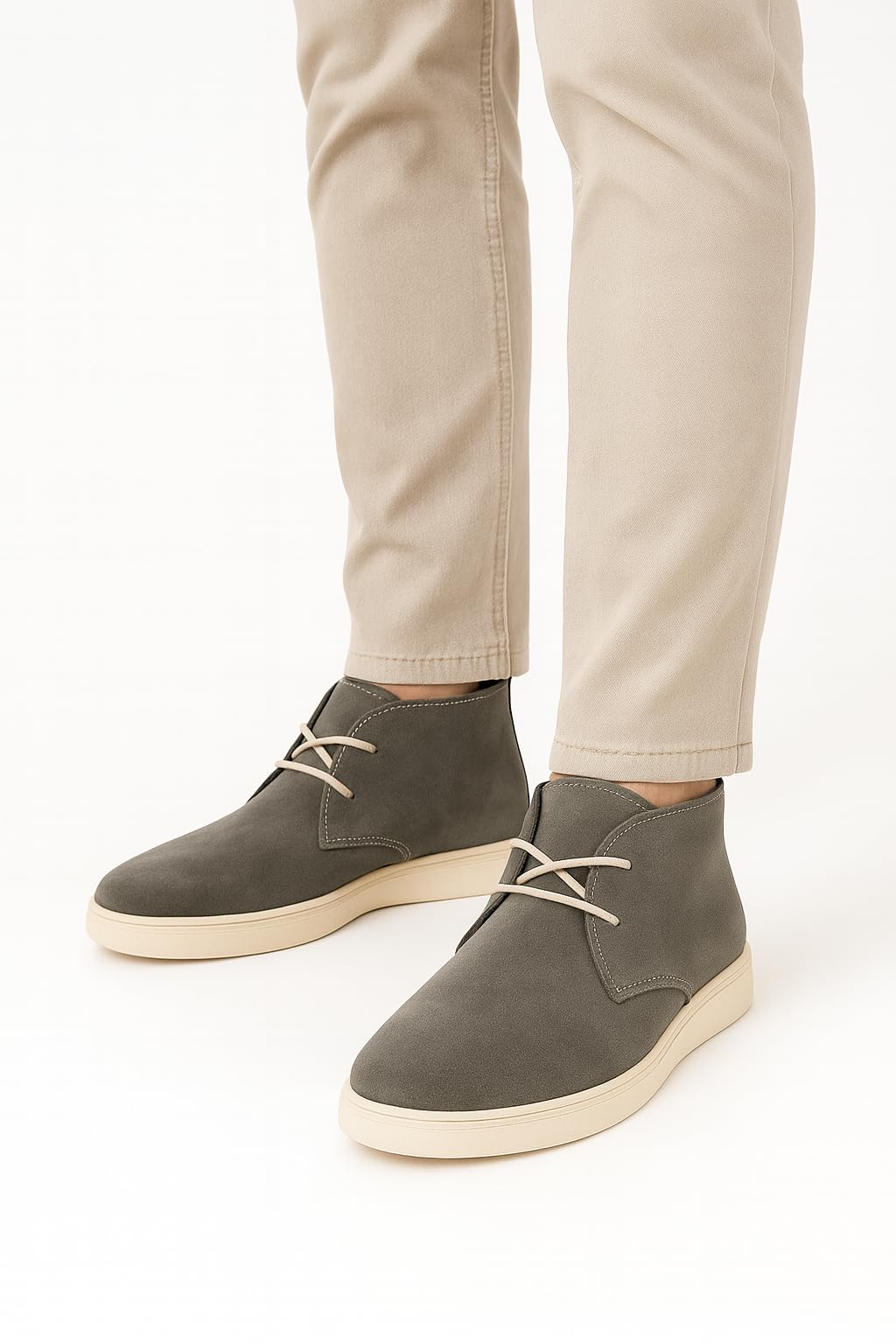 Genuine Leather Suede Turkish Rubber Sole for Men