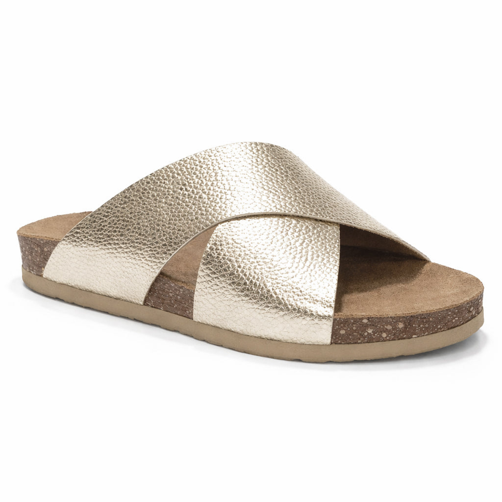 Stylish women's slippers with a modern design and comfortable cushioned sole – lightweight and ideal for everyday wear and summer trips – suitable for all occasions