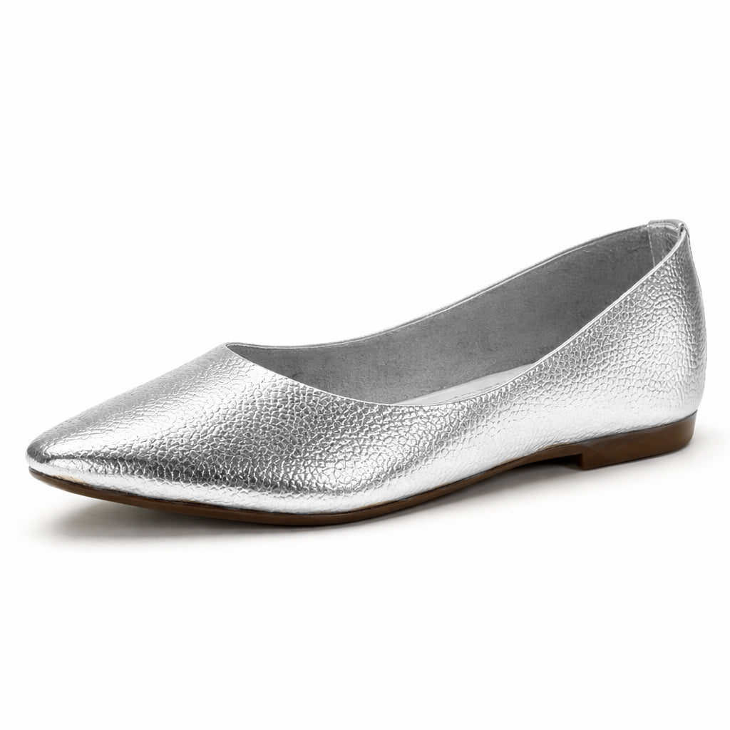Stylish and comfortable women's ballet flats – classic design with a pointed toe and lightweight sole – suitable for work and everyday wear