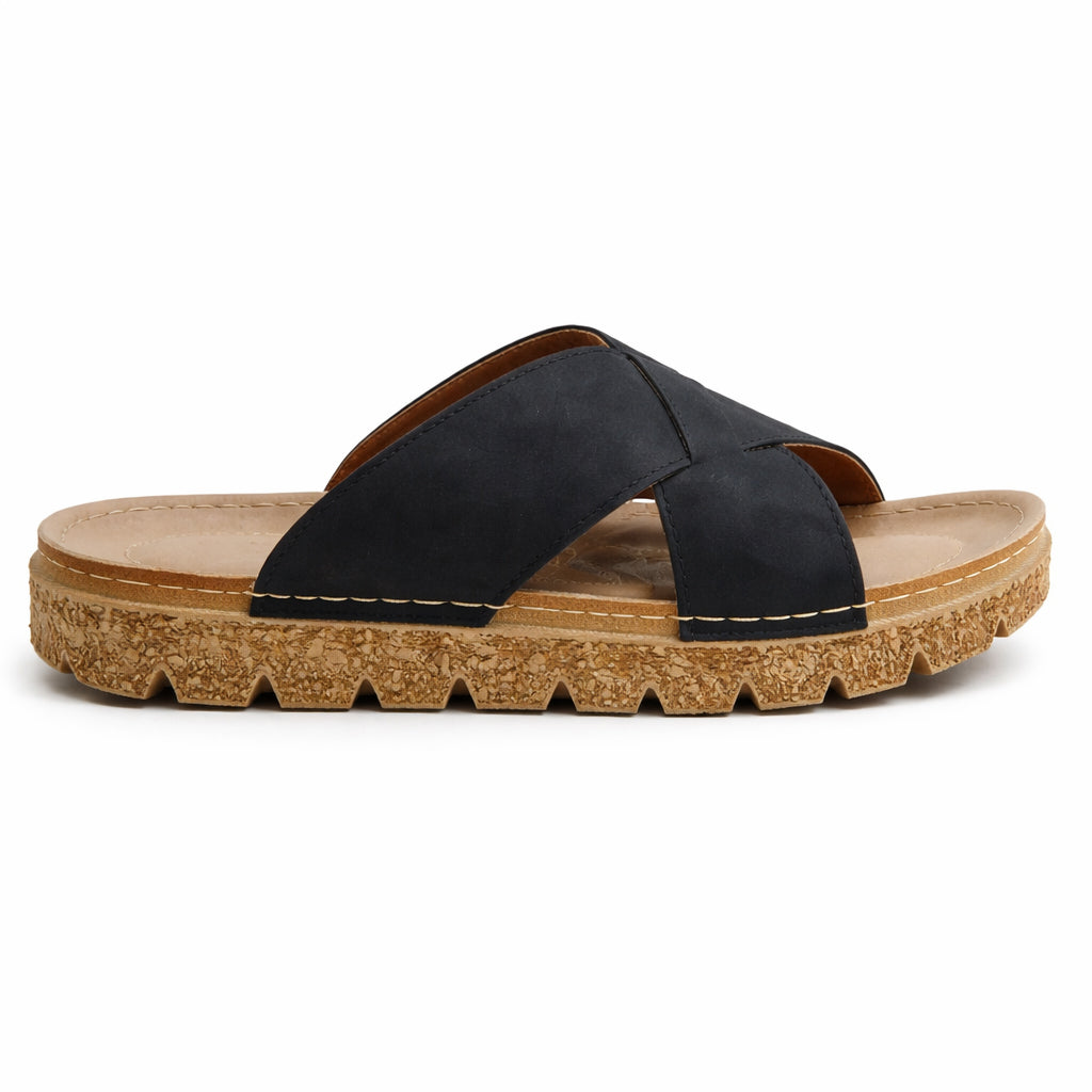 Comfortable men's slippers with a modern design – lightweight orthopedic sole – suitable for everyday use, indoors and outdoors