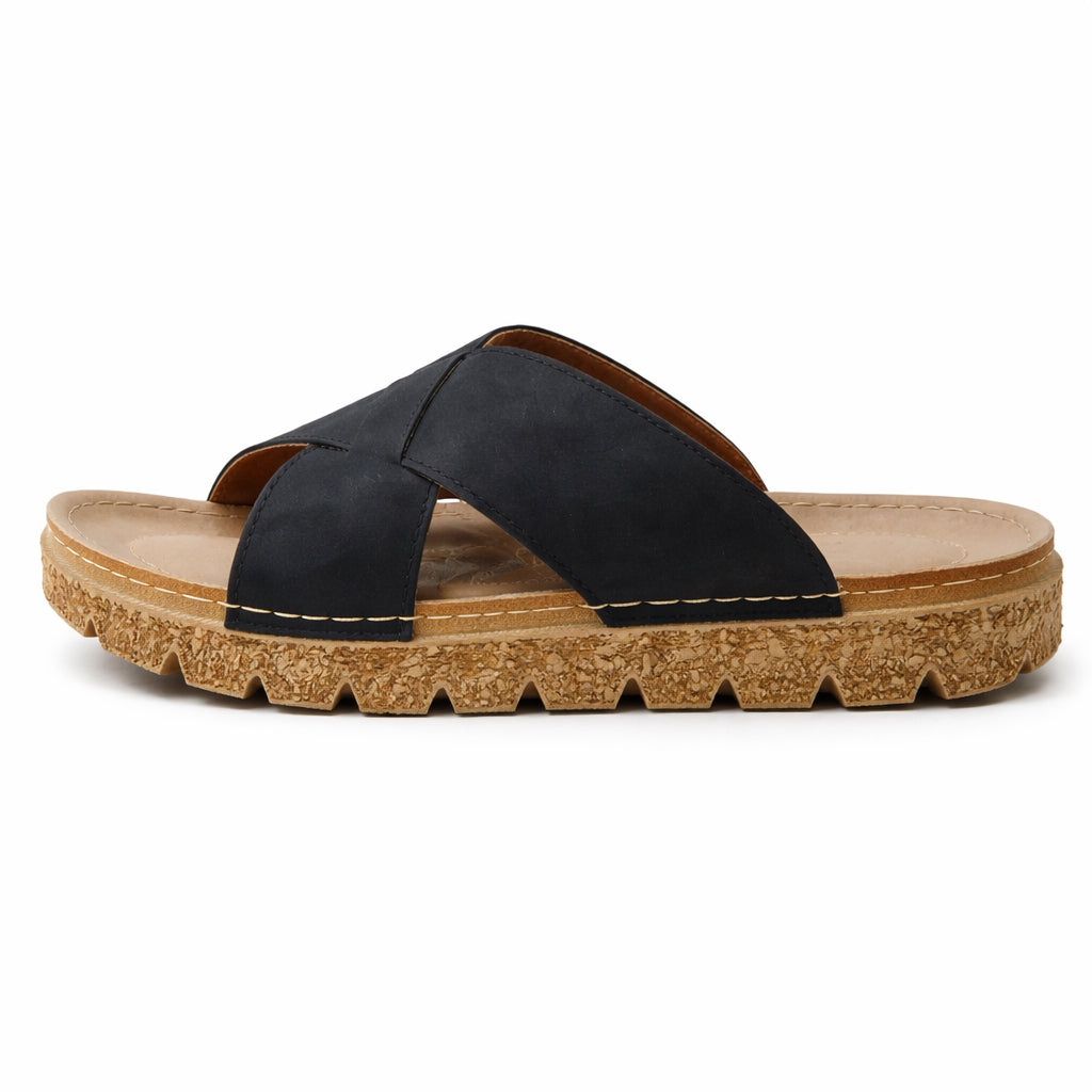 Comfortable men's slippers with a modern design – lightweight orthopedic sole – suitable for everyday use, indoors and outdoors