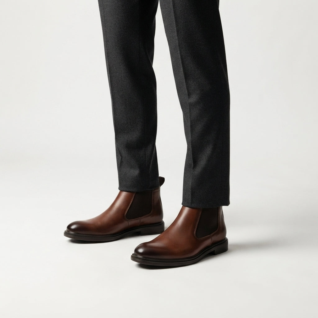 Men’s Leather Chelsea Boots | Code: S330