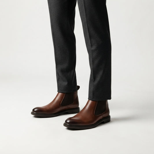 Men’s Leather Chelsea Boots | Code: S330