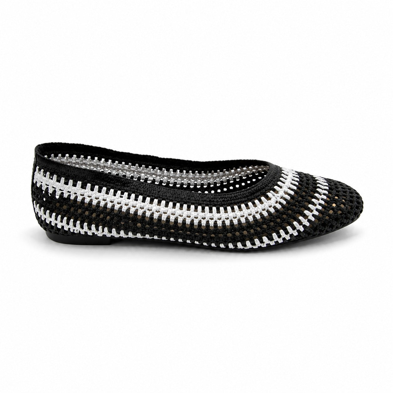 Women's Woven Ballet Flats – Code T4